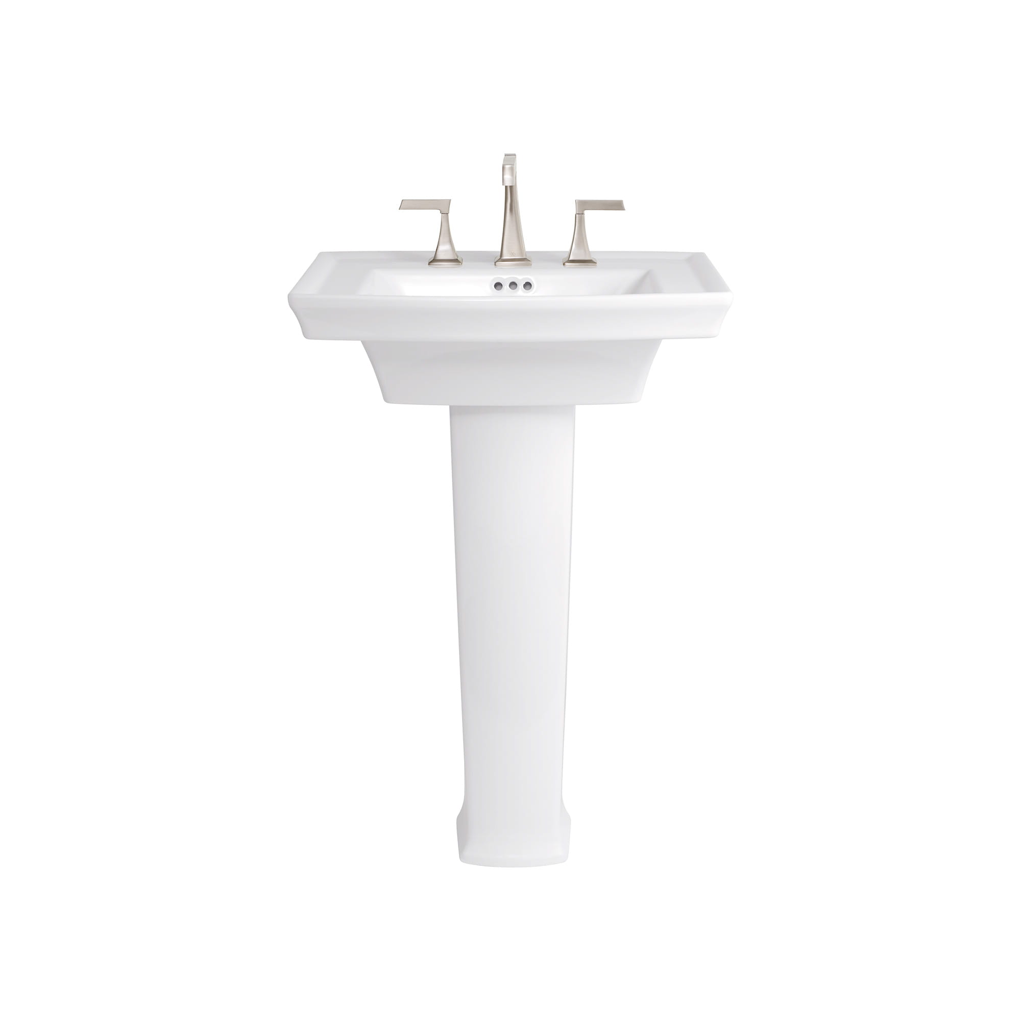Wyatt® Pedestal Sink Top, 3-Hole with Pedestal Leg